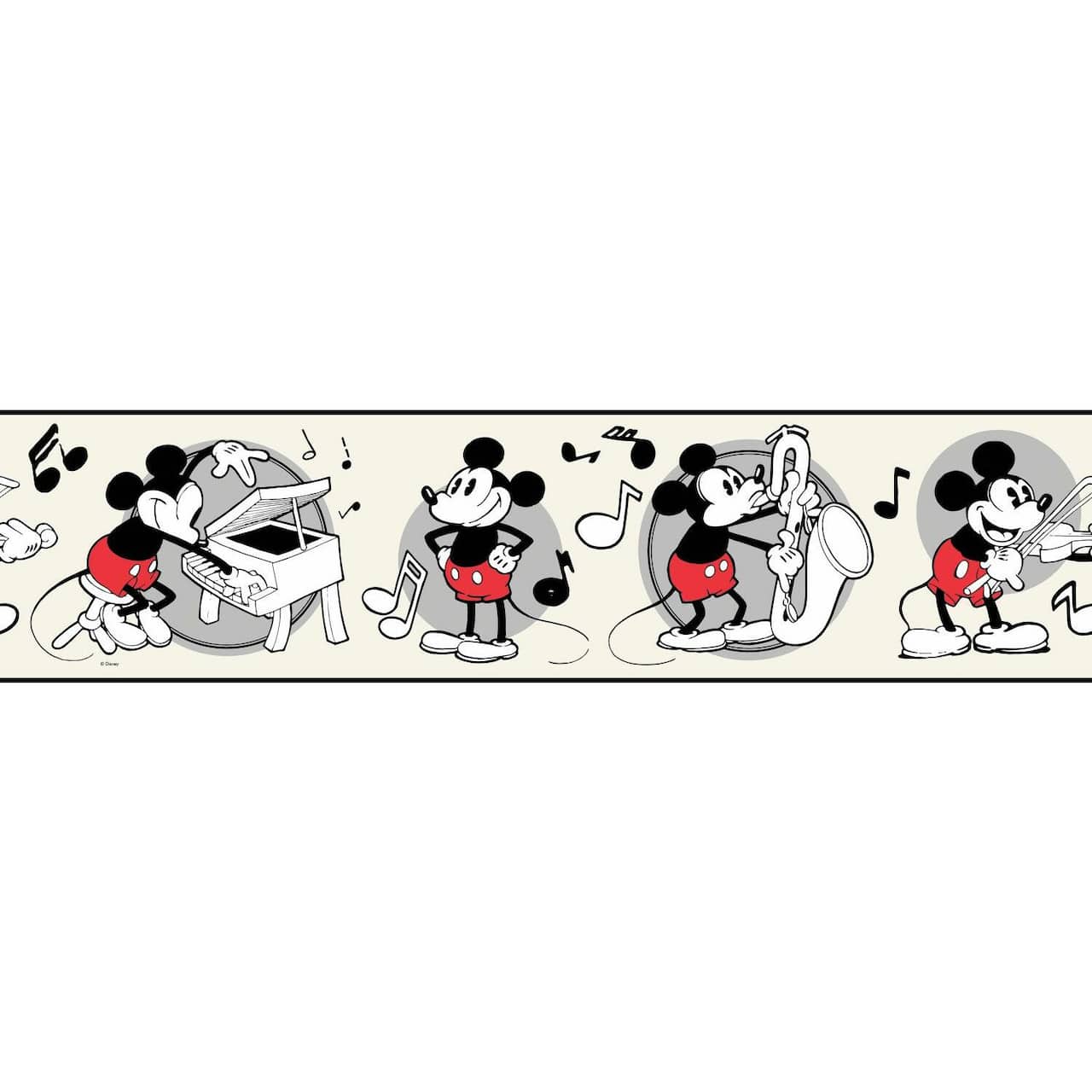RoomMates Vintage Disney Mickey Mouse Peel & Stick Border